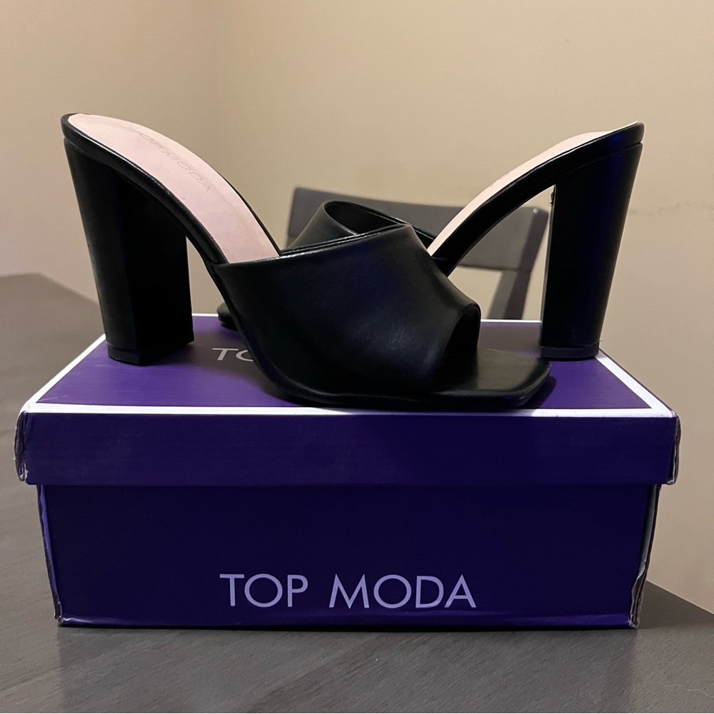 Black Mule Heels